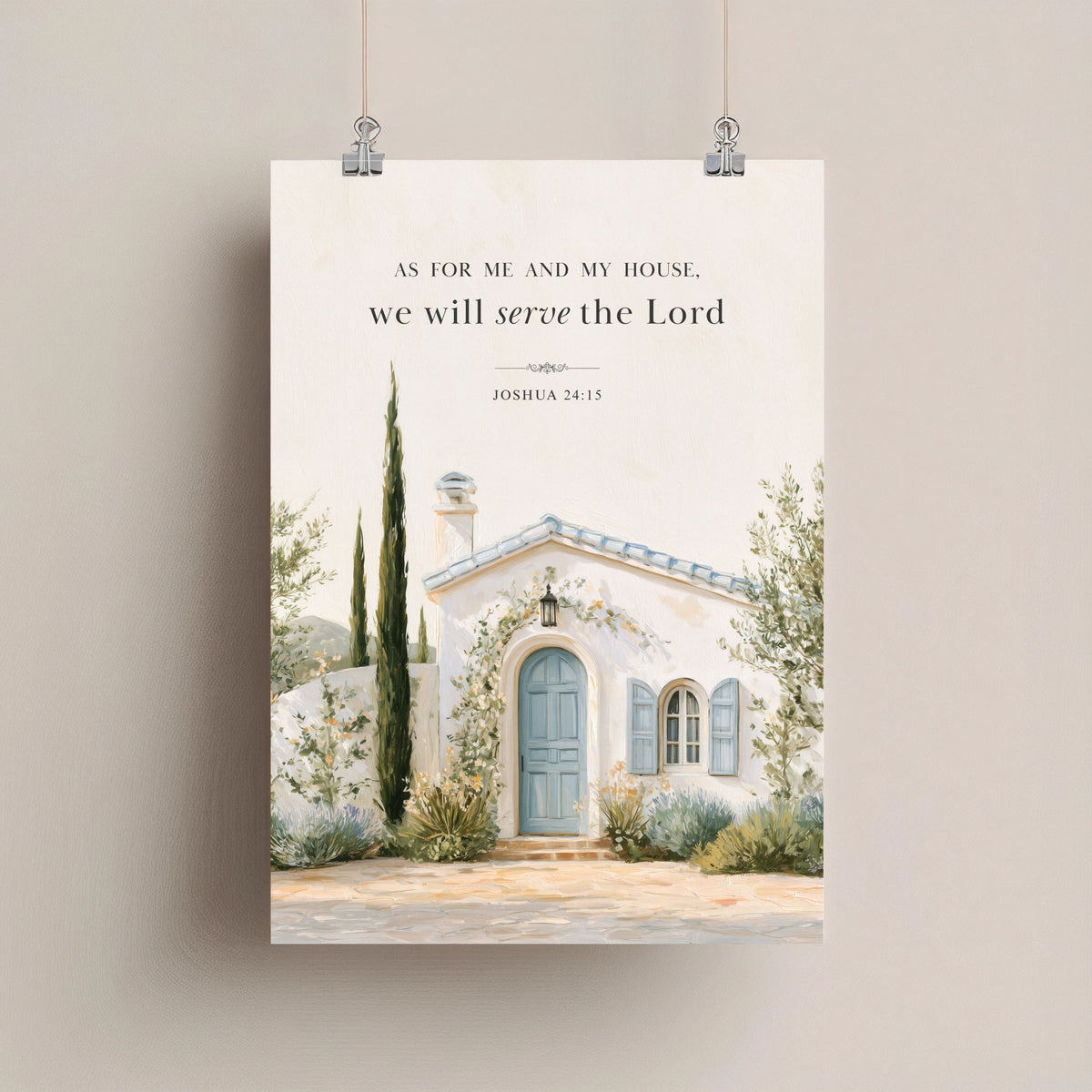 Joshua 24:15 | Christian Home Blessing