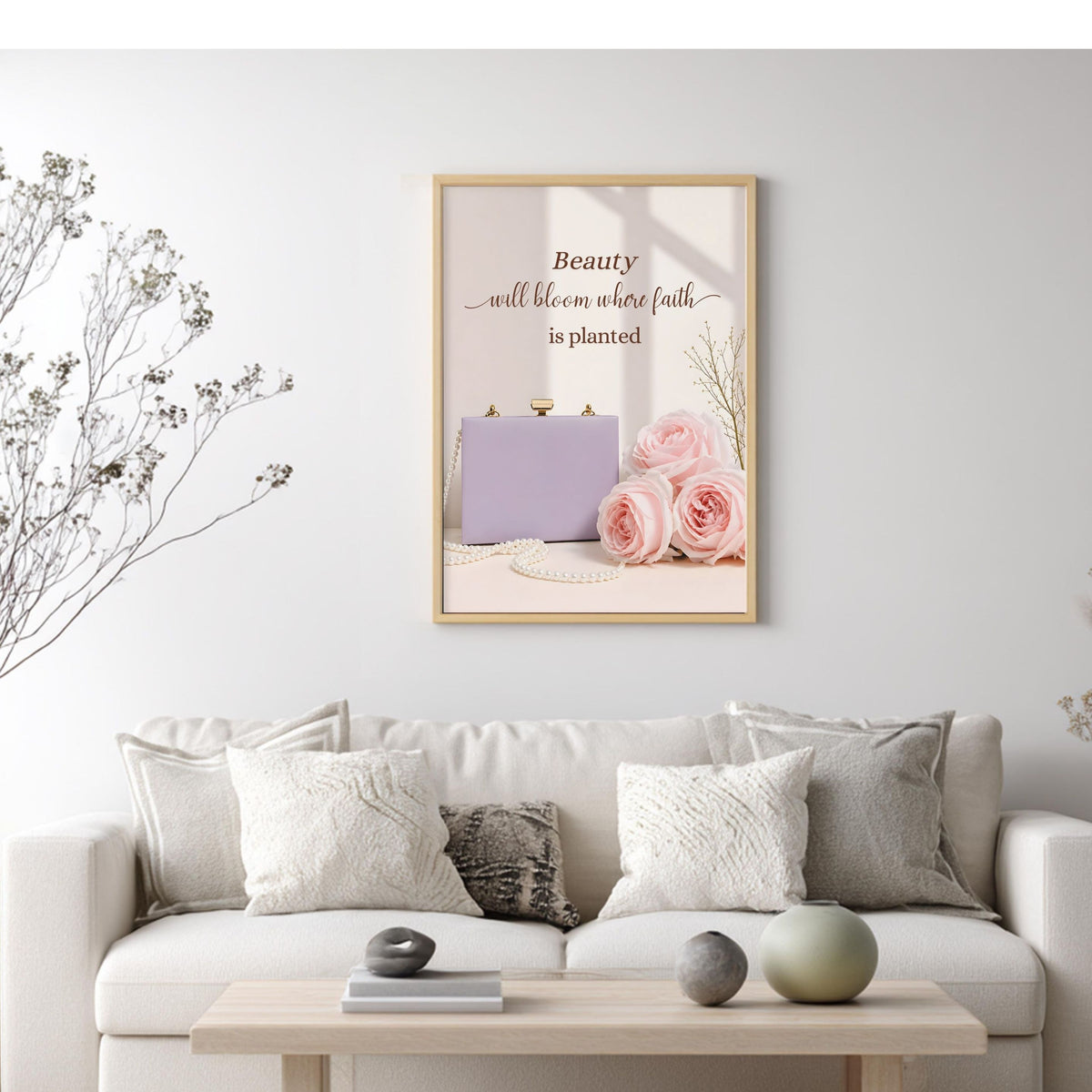 Beauty Will Bloom Where Faith Is Planted | Christian Affirmation