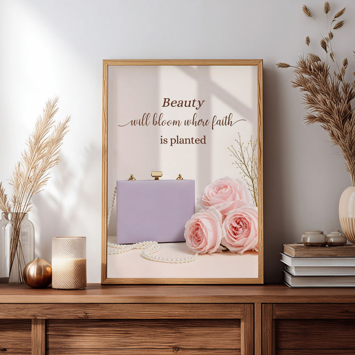 Beauty Will Bloom Where Faith Is Planted | Christian Affirmation