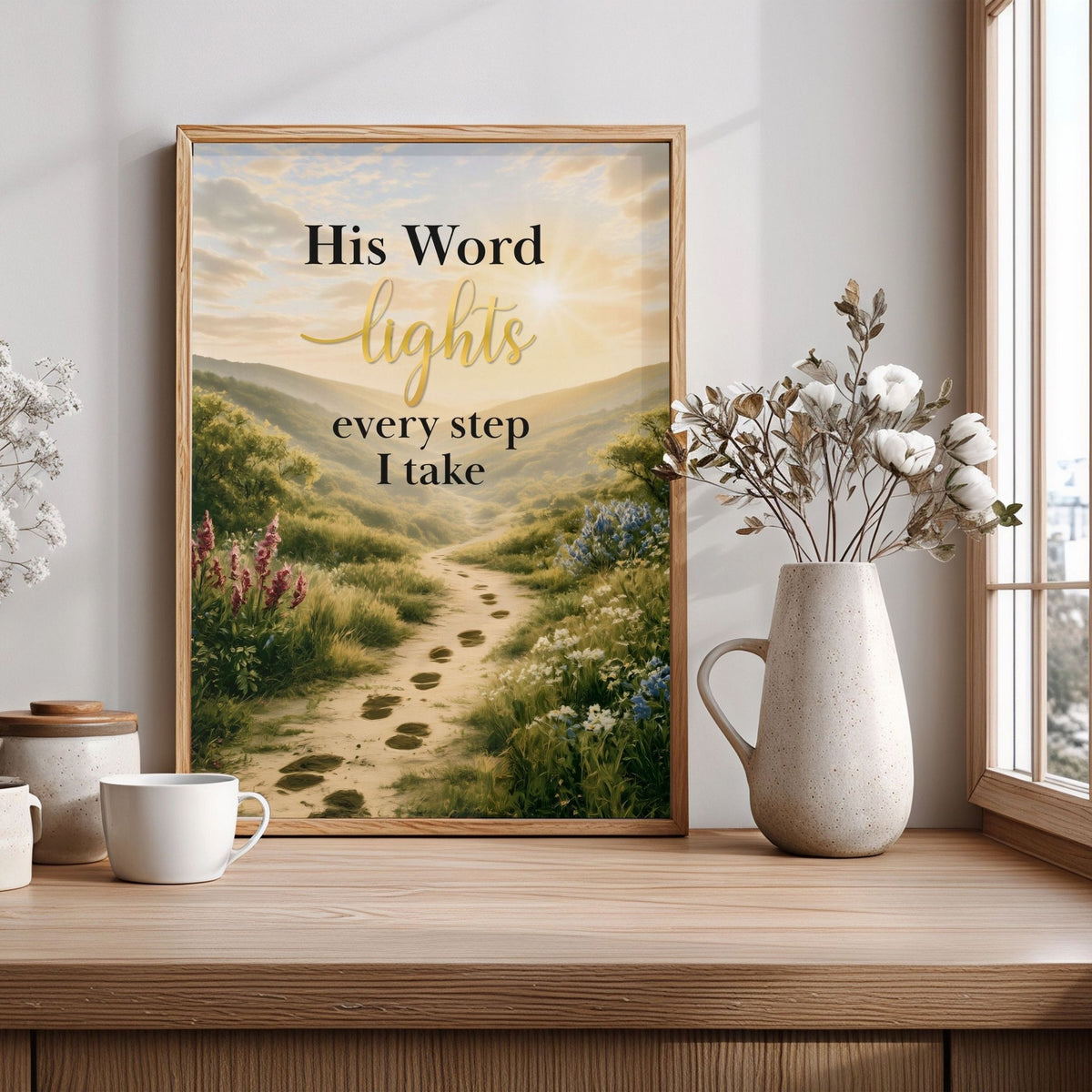 His Word Lights Every Step I Take | Christian Faith