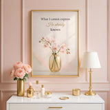 He Already Knows Wall Art | Christian Affirmation Print | Faith-Inspired Home Decor