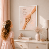 Held by Love, Guided by Grace | Christian Affirmation Wall Art