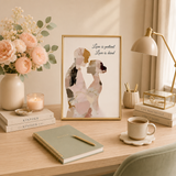 Love Is Patient Love Is Kind Wall Art | Christian Love Quote Print | Bible Verse Inspiration