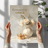 Crowned by Grace | Christian Affirmation Wall Art