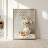 Crowned by Grace | Christian Affirmation Wall Art