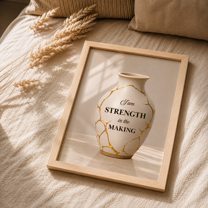I Am Strength in the Making | Christian Affirmation