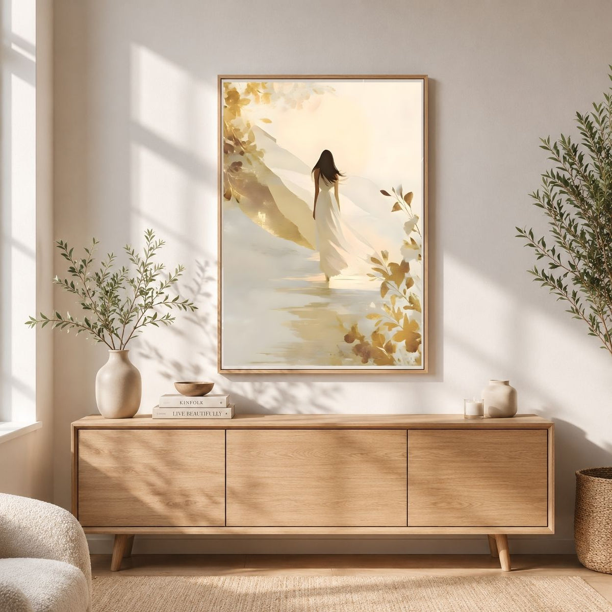 Into The Wilderness | Feminine Wall Art - Canvas