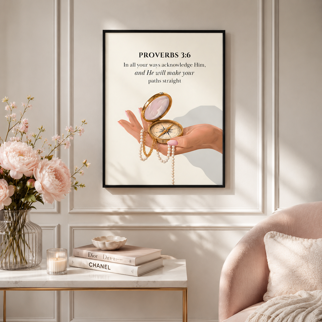 Trust in the Lord | Proverbs 3:6 Christian Wall Art
