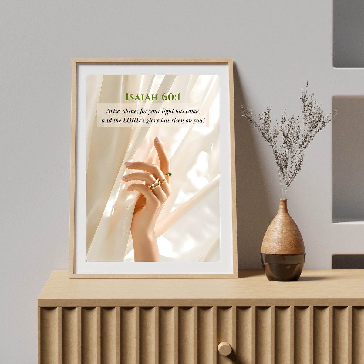 Arise, Shine | Isaiah 60:1 Christian Wall Art
