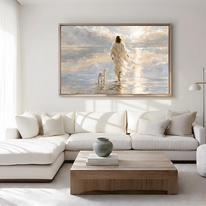 Walk Beside Him | Faith & Guidance - Canvas