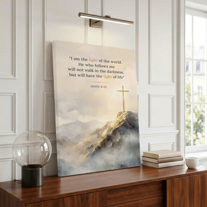 John 8:12 | Christian Art - Canvas