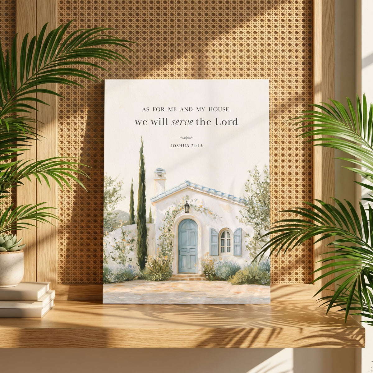 Joshua 24:15 | Christian Wall Art - Canvas