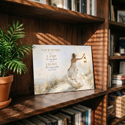 Psalm 119:105 | Guided By His Word - Canvas