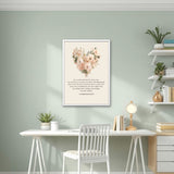 Love Is Patient Wall Art | 1 Corinthians 13:4–8 Bible Verse Print