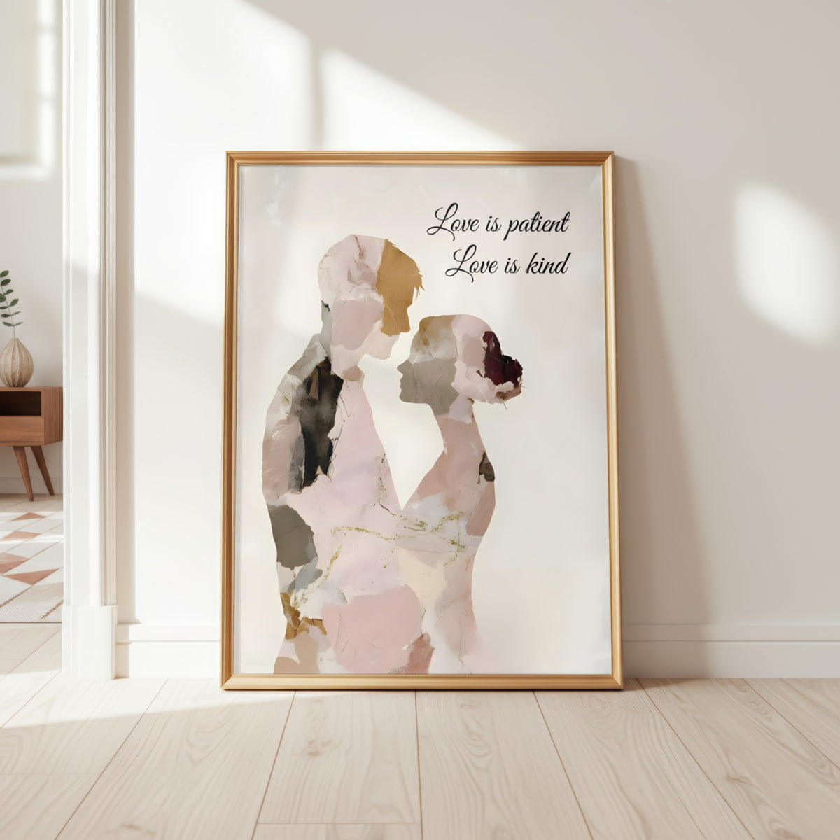 Love Is Patient, Love Is Kind | Christian Couple Wall Art