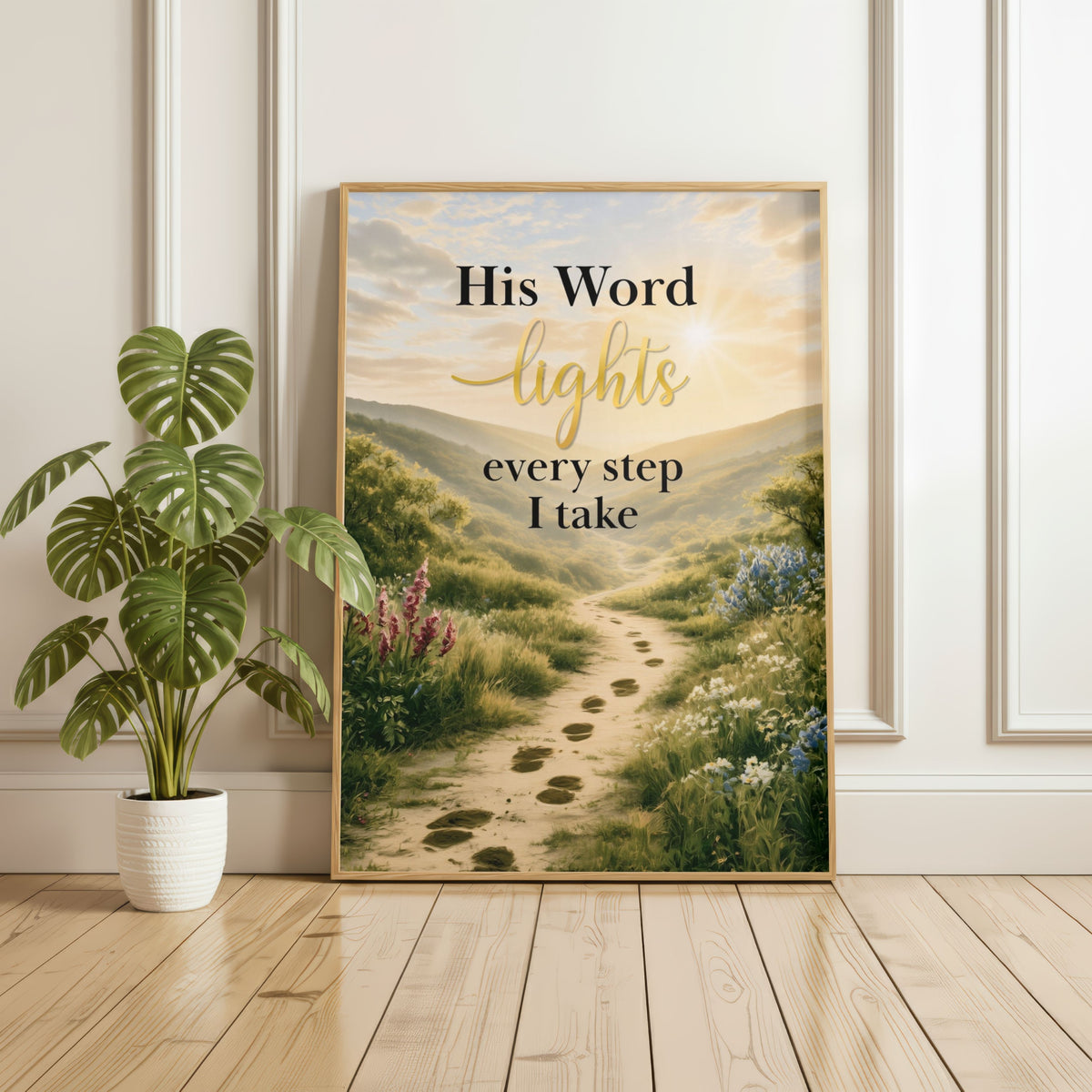His Word Lights Every Step I Take | Christian Faith