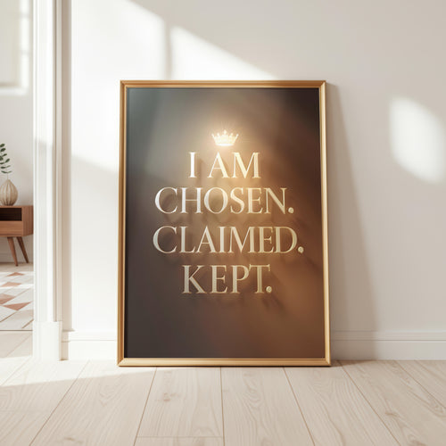 Chosen. Claimed. Kept.  Christian Affirmation
