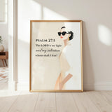 Psalm 27:1 | The Lord Is My Light | Christian Wall Art