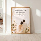 Colossians 3:14 Bible Verse | Christian Wall Art