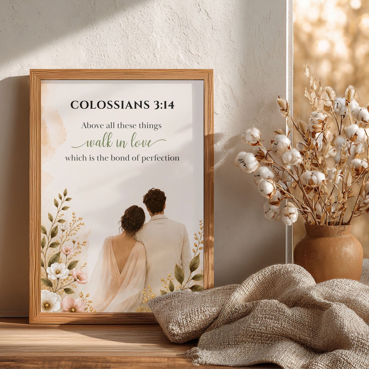 Colossians 3:14 Bible Verse | Christian Wall Art