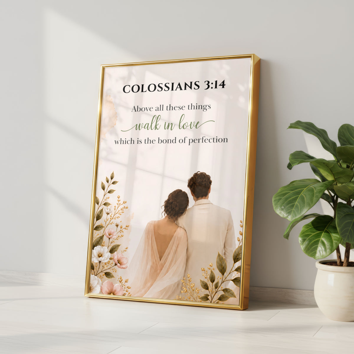 Colossians 3:14 Bible Verse | Christian Wall Art