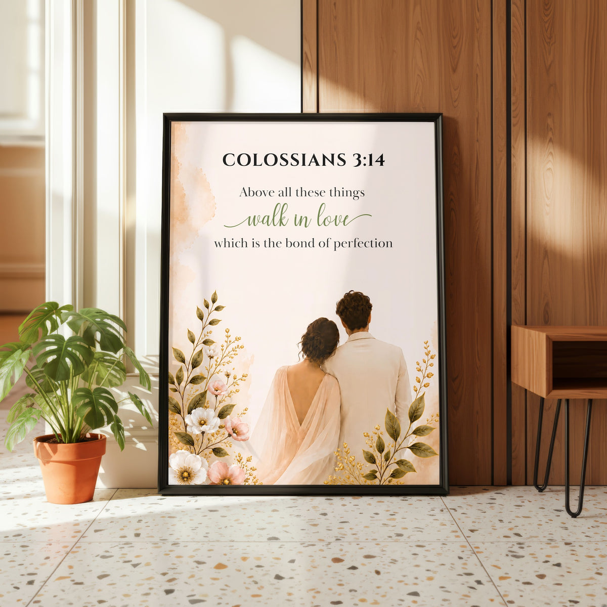 Colossians 3:14 Bible Verse | Christian Wall Art