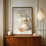 Crowned by Grace | Christian Affirmation Wall Art