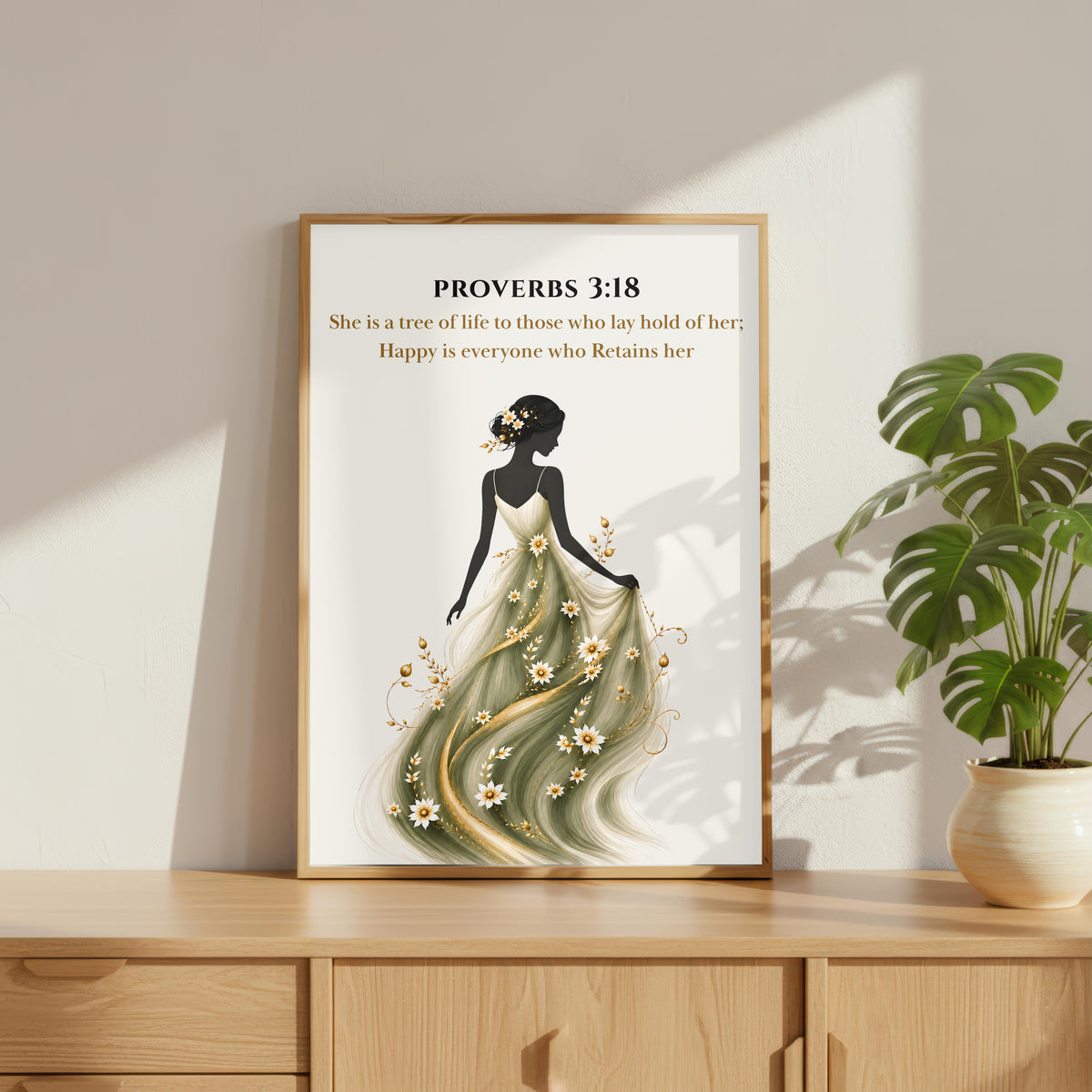 Proverbs 3:18 | A Tree of Life | Christian Wall Art