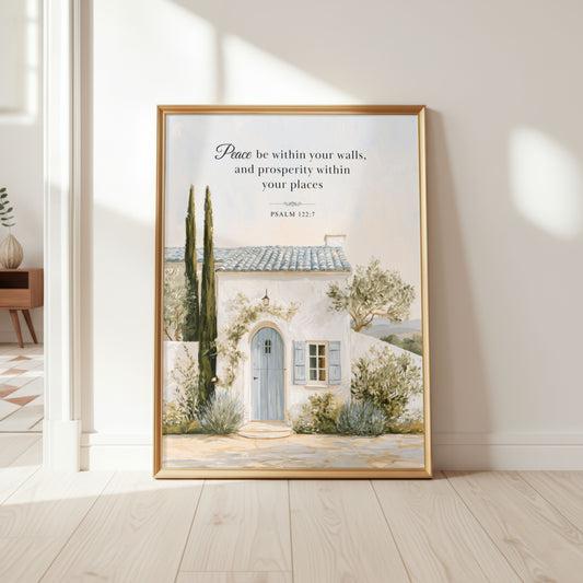 Psalm 122:7 | Christian Home Blessing