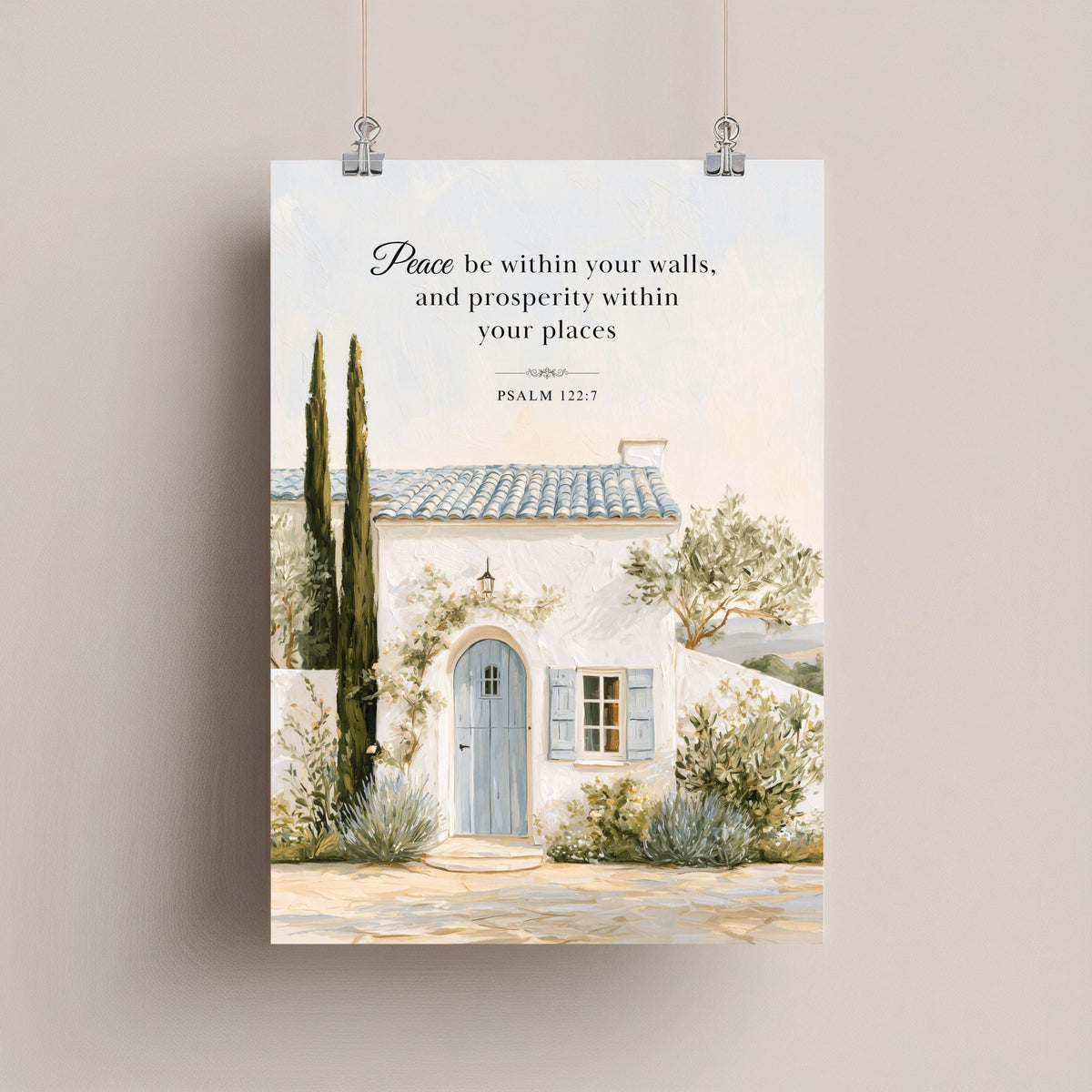 Psalm 122:7 | Christian Home Blessing