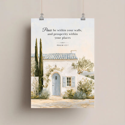 Psalm 122:7 | Christian Home Blessing