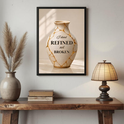 I Stand Refined, Not Broken | Christian Affirmation