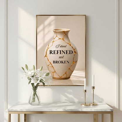 I Stand Refined, Not Broken | Christian Affirmation