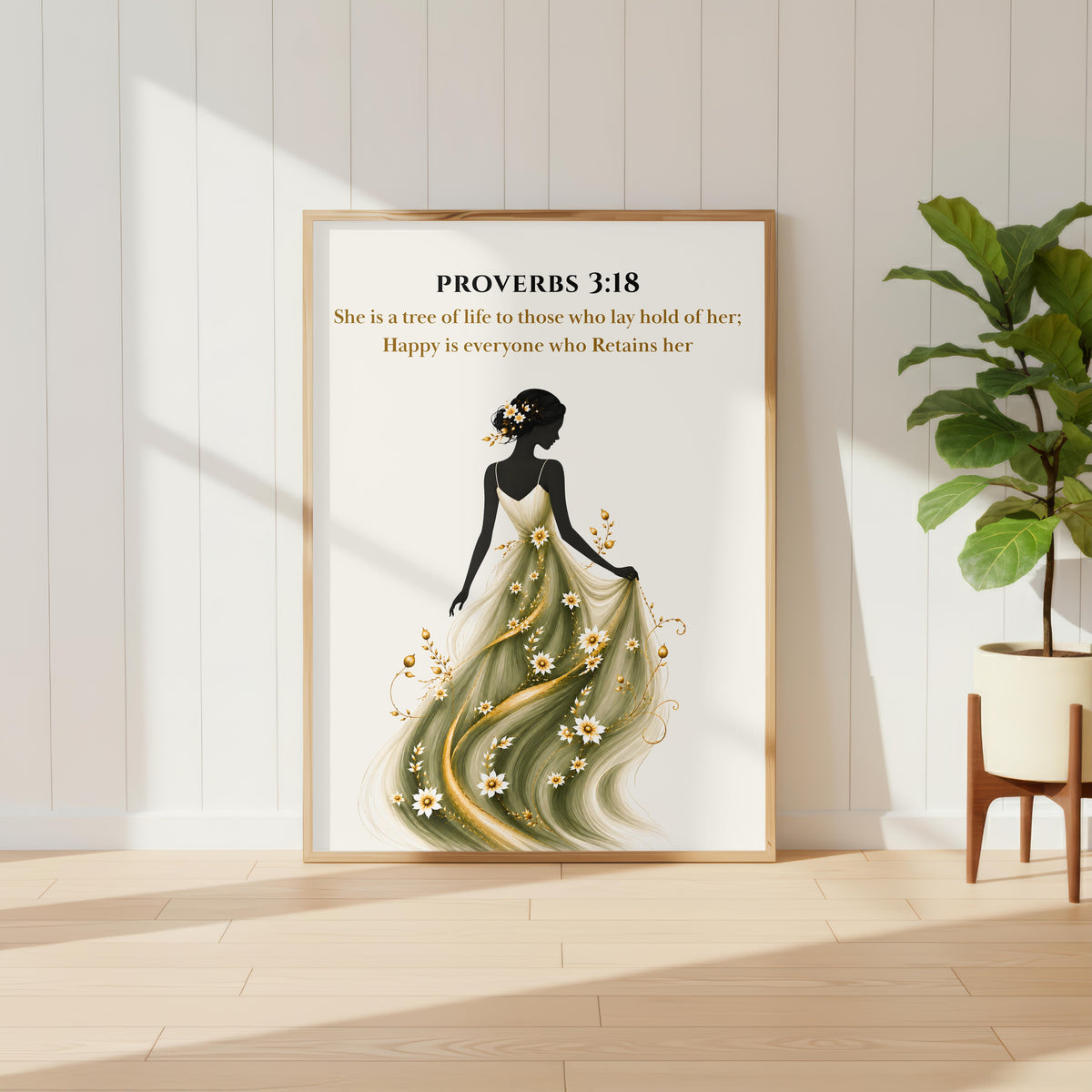 Proverbs 3:18 | A Tree of Life | Christian Wall Art