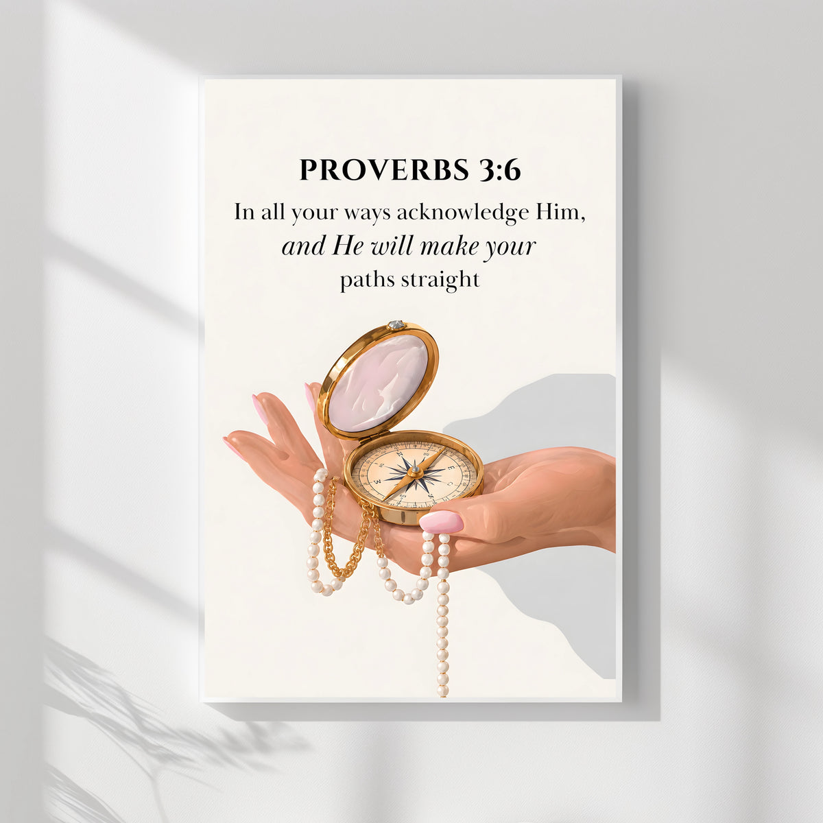 Trust in the Lord | Proverbs 3:6 Christian Wall Art