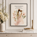 Song of Solomon 6:3 Christian Wall Art | Romantic Bible Verse Print for Couples