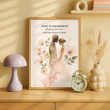 Song of Solomon 6:3 Christian Wall Art | Romantic Bible Verse Print for Couples