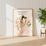 Song of Solomon 6:3 Christian Wall Art | Romantic Bible Verse Print