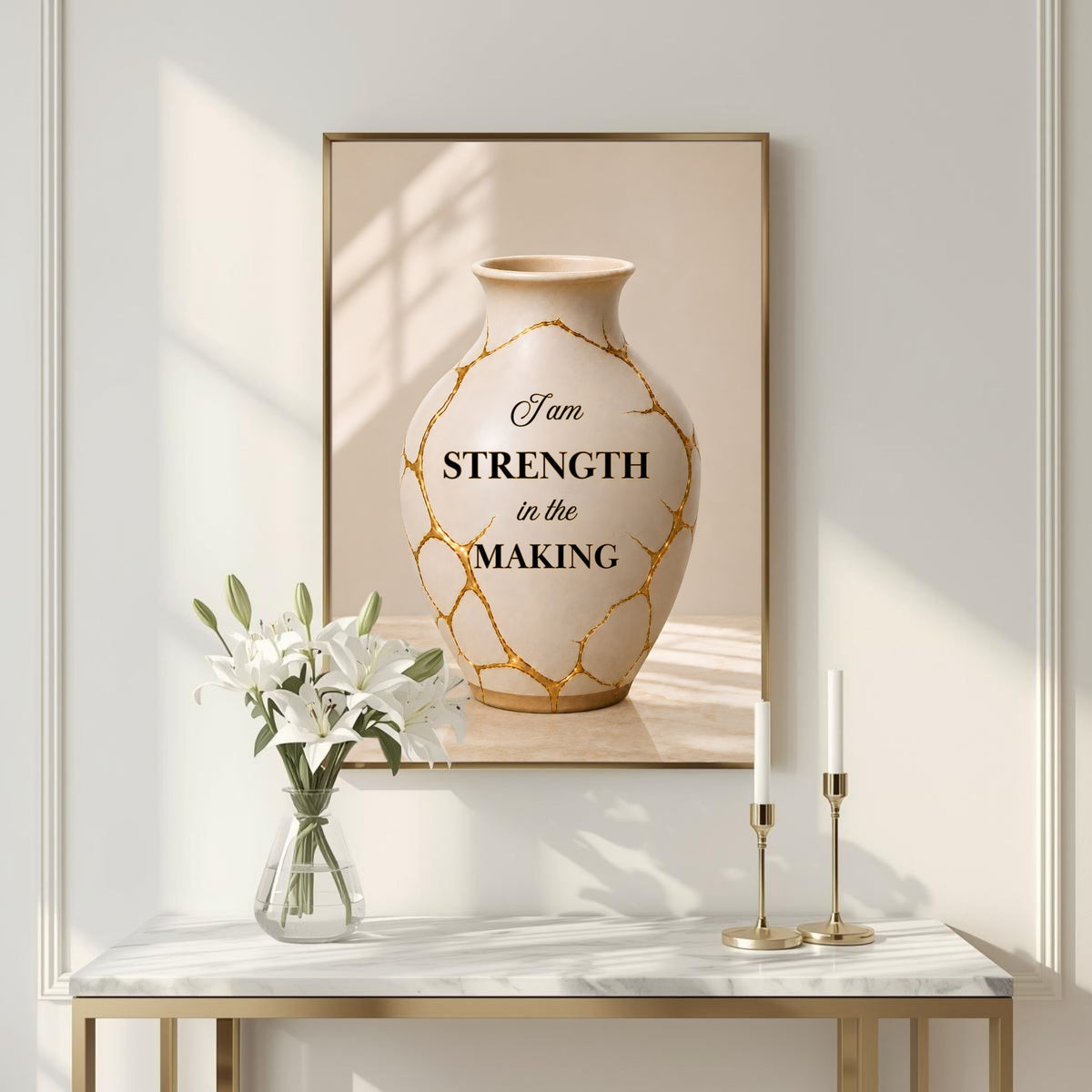 I Am Strength in the Making | Christian Affirmation