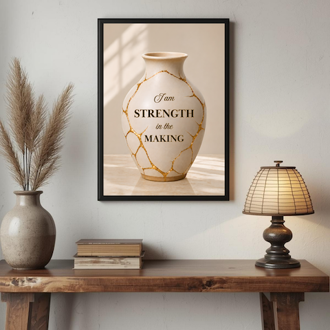 I Am Strength in the Making | Christian Affirmation