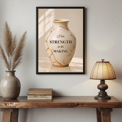 I Am Strength in the Making | Christian Affirmation