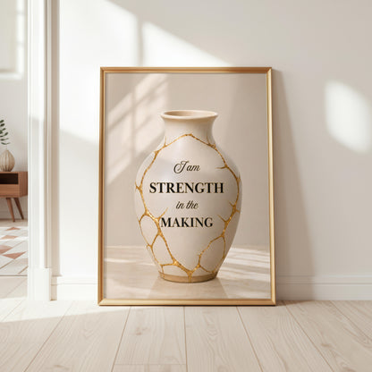 I Am Strength in the Making | Christian Affirmation
