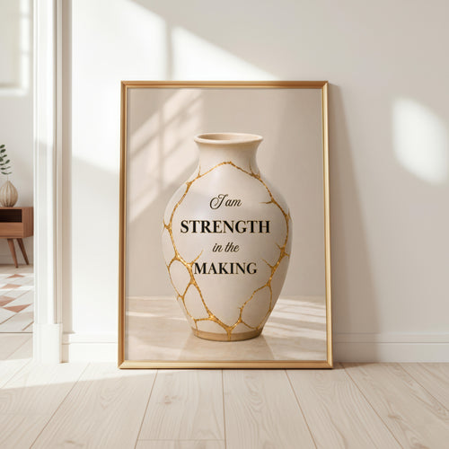 I Am Strength in the Making | Christian Affirmation
