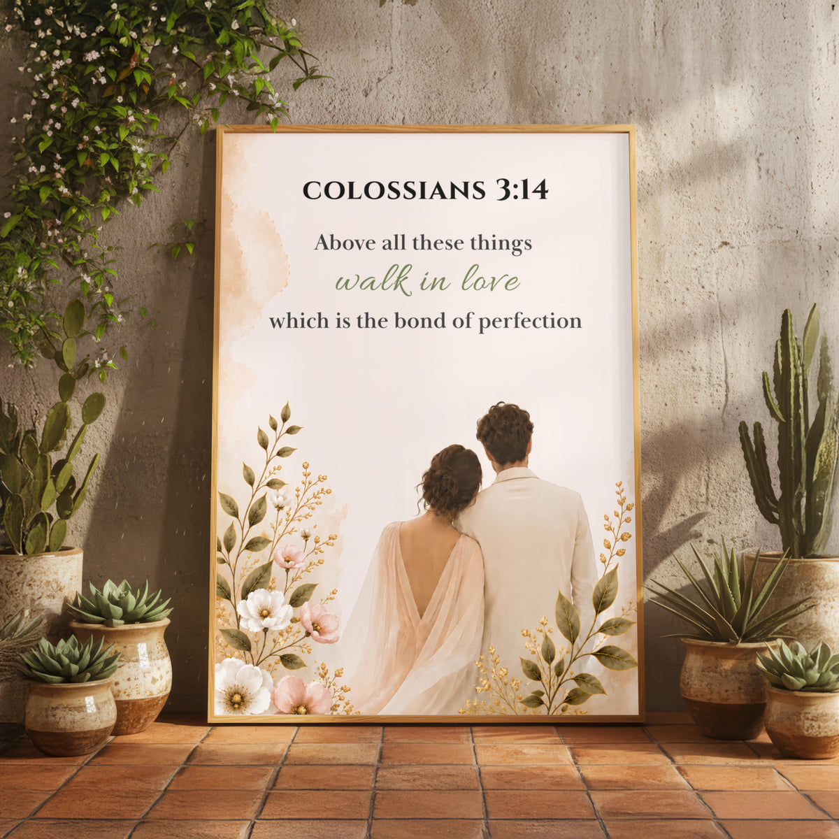 Colossians 3:14 Bible Verse | Christian Wall Art