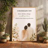 Colossians 3:14 Bible Verse | Christian Wall Art