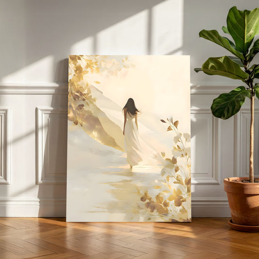 Into The Wilderness | Feminine Wall Art - Canvas