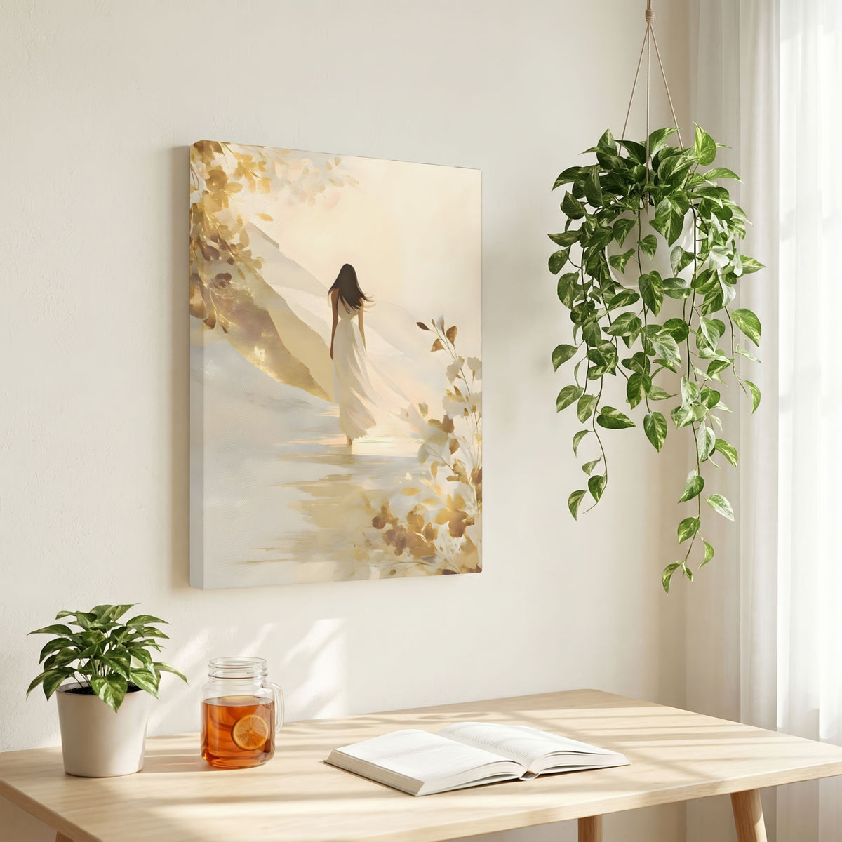 Into The Wilderness | Feminine Wall Art - Canvas