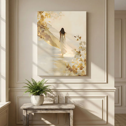 Into The Wilderness | Feminine Wall Art - Canvas