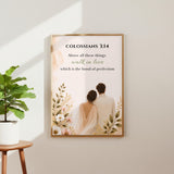 Colossians 3:14 Bible Verse | Christian Wall Art